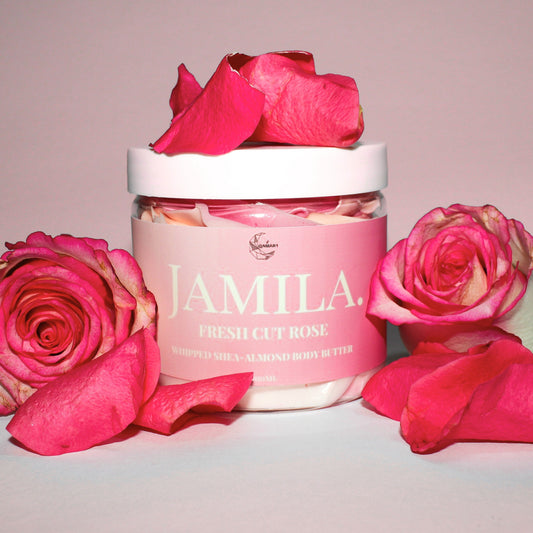 Jamila. Rose shea-Body Butter
